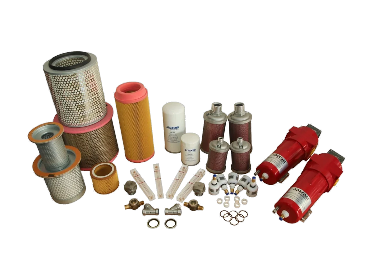 Genuine service parts prepared for planned compressor maintenance